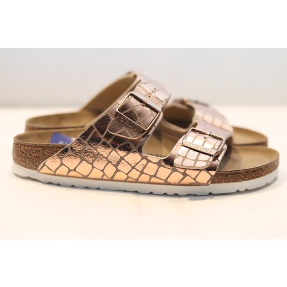 Birkenstock Arizona Micro Fibre -sz 39 - Bronze - Picture 1 of 5